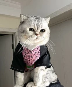 Hallowitch Costumes Demon Slayer Nezuko Costume For Cats And Small Dogs
