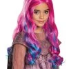 Hallowitch Costumes Descendants 3 Mal Cosplay Wig Girls' 2 Hallowitch Costumes Descendants 3 Mal Cosplay Wig Girls'
