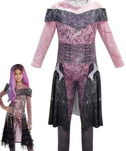 Hallowitch Costumes Descendants 3 Mal Pink Costume For Kids
