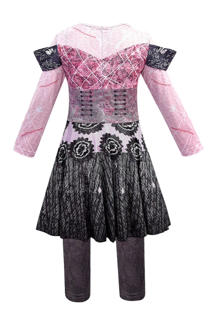 Hallowitch Costumes Descendants 3 Mal Pink Costume For Kids 4 Hallowitch Costumes Descendants 3 Mal Pink Costume For Kids