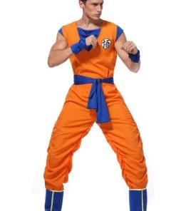 Hallowitch Costumes Dragon Ball Z Goku Men's Costume