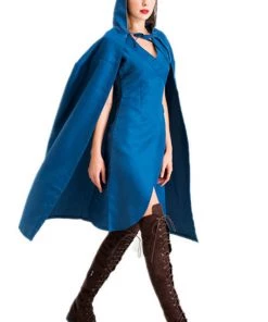 Hallowitch Costumes Women's Game Of Thrones Daenerys Targaryen Blue Costume Dress For Women