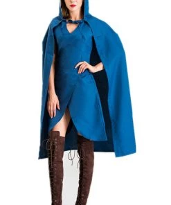 Hallowitch Costumes Women's Game Of Thrones Daenerys Targaryen Blue Costume Dress For Women