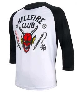 Hallowitch Costumes Boys' Dustin Hellfire Club T Shirt, Shirt Costume. Stranger Things 4. 14 Hallowitch Costumes Boys' Dustin Hellfire Club T Shirt, Shirt Costume. Stranger Things 4.