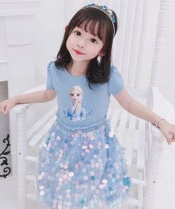 Hallowitch Costumes Elsa Summer Dress For Kids Girls Girls'