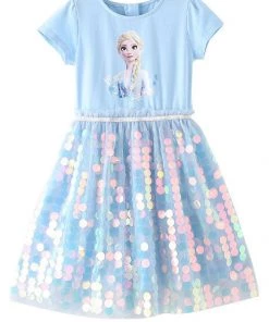 Hallowitch Costumes Elsa Summer Dress For Kids Girls Girls' 7 Hallowitch Costumes Elsa Summer Dress For Kids Girls Girls'