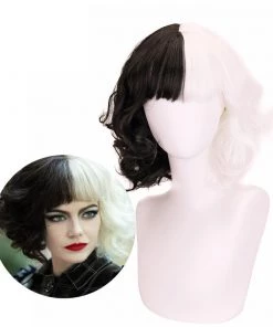 Hallowitch Costumes Adults' Cruella De Vil Costume Black Leather Suit