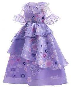 Hallowitch Costumes Encanto Isabela Dress Costume For Girls
