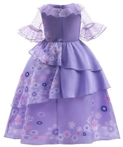 Hallowitch Costumes Encanto Isabela Dress Costume For Girls 8 Hallowitch Costumes Encanto Isabela Dress Costume For Girls