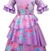 Hallowitch Costumes Encanto Isabela Dress Costume For Girls Kids Girls' 2 Hallowitch Costumes Encanto Isabela Dress Costume For Girls Kids Girls'