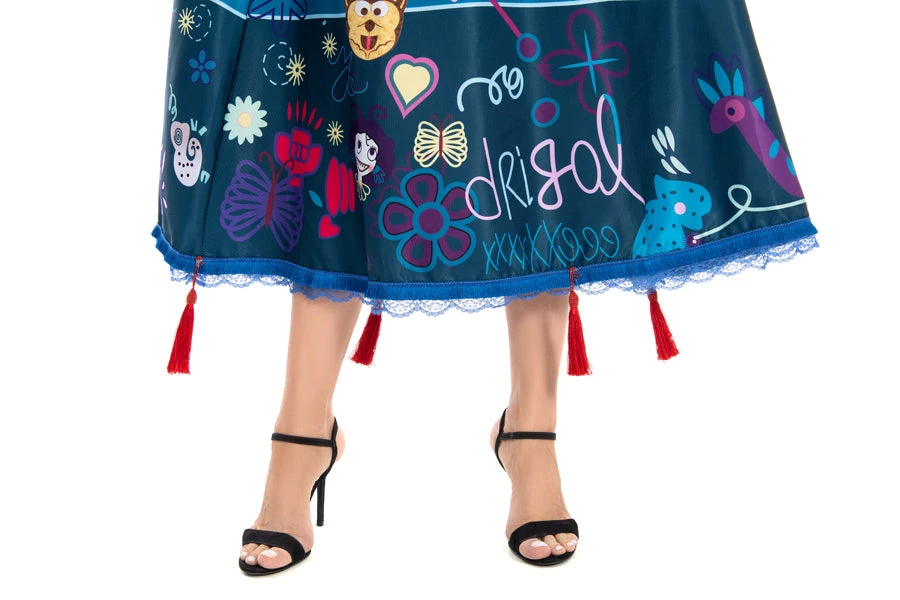 Hallowitch Costumes Encanto Mirabel Dress Costume For Adult Women Women's 7 Hallowitch Costumes Encanto Mirabel Dress Costume For Adult Women Women's