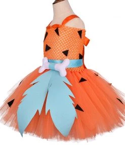 Hallowitch Costumes Girls' Flintstones Bamm Bamm Tutu Costume