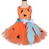 Hallowitch Costumes Girls' Flintstones Bamm Bamm Tutu Costume 2 Hallowitch Costumes Girls' Flintstones Bamm Bamm Tutu Costume