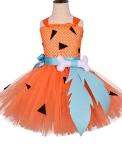 Hallowitch Costumes Girls' Flintstones Bamm Bamm Tutu Costume