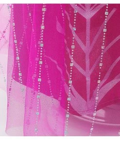 Hallowitch Costumes Girls' Frozen 2 Elsa Night Dress For Kids-Purple