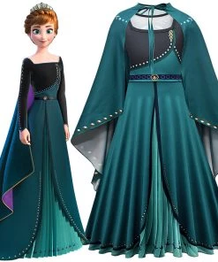 Hallowitch Costumes Frozen 2 Anna Coronation Costume For Kids Girls'