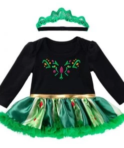 Hallowitch Costumes Frozen Anna Romper Dress For Baby