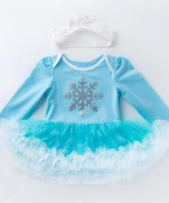 Hallowitch Costumes Girls' Frozen Elsa Romper Dress For Baby 7 Hallowitch Costumes Girls' Frozen Elsa Romper Dress For Baby
