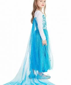 Hallowitch Costumes Frozen Elsa Dress For Kids Girls