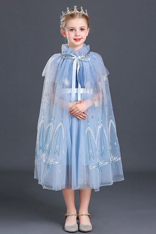 Hallowitch Costumes Girls' Frozen Inspired Elsa Dress For Kids 5 Hallowitch Costumes Girls' Frozen Inspired Elsa Dress For Kids