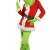 Hallowitch Costumes Men's Grinch Santa Costume For Men 2 Hallowitch Costumes Men's Grinch Santa Costume For Men