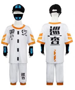 Hallowitch Costumes Game For Peace Inspectors Short Sleeve Cosplay Costume For Kids Boys'