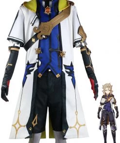 Hallowitch Costumes Men's Genshin Impact Albedo Cosplay Costume