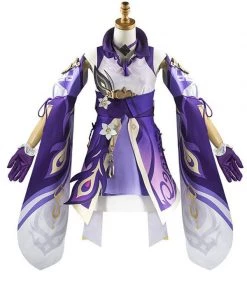 Hallowitch Costumes Genshin Impact Keqing Cosplay Costume Women's