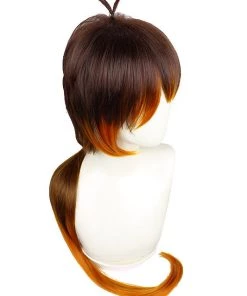 Hallowitch Costumes Genshin Impact Zhongli Cosplay Wig