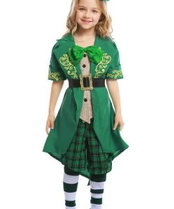Hallowitch Costumes Girls' Saint Patrick's Day Costume Outfit For Girls