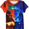 Hallowitch Costumes Godzilla Vs Kong T-Shirt For Boys Kids Boys'