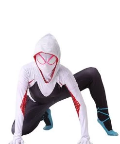 Hallowitch Costumes Spider Woman Gwen Stacy Suit Costume For Girls And Women