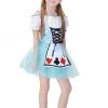 Hallowitch Costumes Girls' Kid's Alice In Wonderland Short Dress Costume
