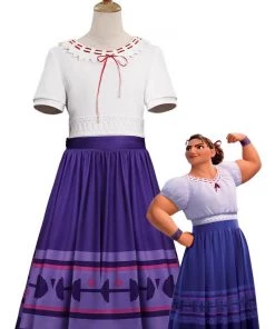 Hallowitch Costumes Girls' Adults' Luisa Madrigal Costume Encanto