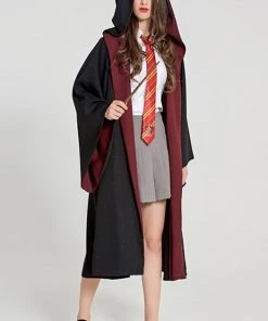 Hallowitch Costumes Harry Potter Magic Robe Cloak Cosplay Clothing For Kids And Adult Boys'