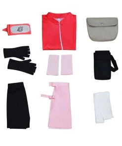 Hallowitch Costumes Naruto Haruno Sakura Dress Cosplay Costume