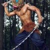 Hallowitch Costumes Inosuke Hashibira Pants Cosplay Costume