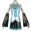 Hallowitch Costumes Women's Hatsune Miku Vocaloid Costume For Men Women