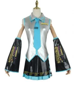 Hallowitch Costumes Women's Hatsune Miku Vocaloid Costume For Men Women