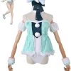 Hallowitch Costumes Women's Hatsune Miku White Rabbit Bunny Dress Costume