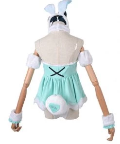 Hallowitch Costumes Women's Hatsune Miku White Rabbit Bunny Dress Costume