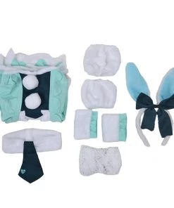 Hallowitch Costumes Women's Hatsune Miku White Rabbit Bunny Dress Costume