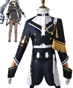 Hallowitch Costumes Hatsune Mikuo Military Uniform Miku Costume Women's