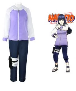Hallowitch Costumes Naruto Hinata Hyuga Cosplay Costume Set For Adult Women's 7 Hallowitch Costumes Naruto Hinata Hyuga Cosplay Costume Set For Adult Women's