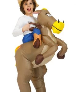 Hallowitch Costumes Kid's Inflatable Horse Rider Costume