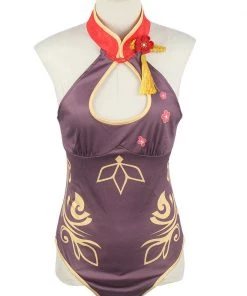 Hallowitch Costumes Genshin Impact Hu Tao Swimsuit Cosplay Costumes