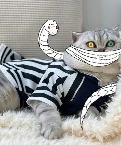 Hallowitch Costumes Demon Slayer Iguro Obanai Costume For Cats And Small Dogs