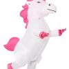 Hallowitch Costumes Adult Inflatable White Unicorn Costume