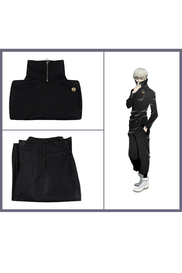 Hallowitch Costumes Jujutsu Kaisen Inumaki Toge Outfits Costume Men's 4 Hallowitch Costumes Jujutsu Kaisen Inumaki Toge Outfits Costume Men's
