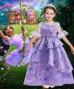 Hallowitch Costumes Encanto Isabela Dress Costume For Girls 9 Hallowitch Costumes Encanto Isabela Dress Costume For Girls